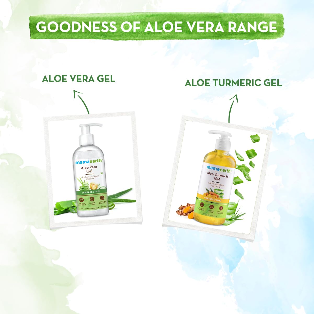 Aloe Vera Gel With Vitamin E For Skin & Hair