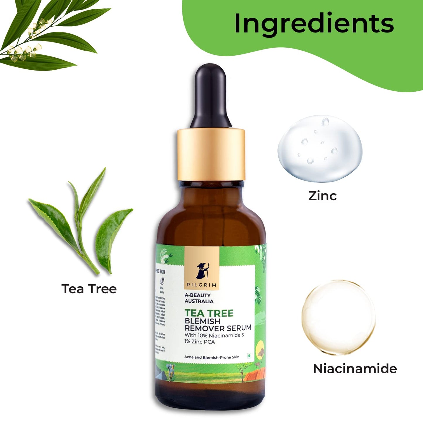 Tea Tree & Niacinamide Blemish Remover Serum