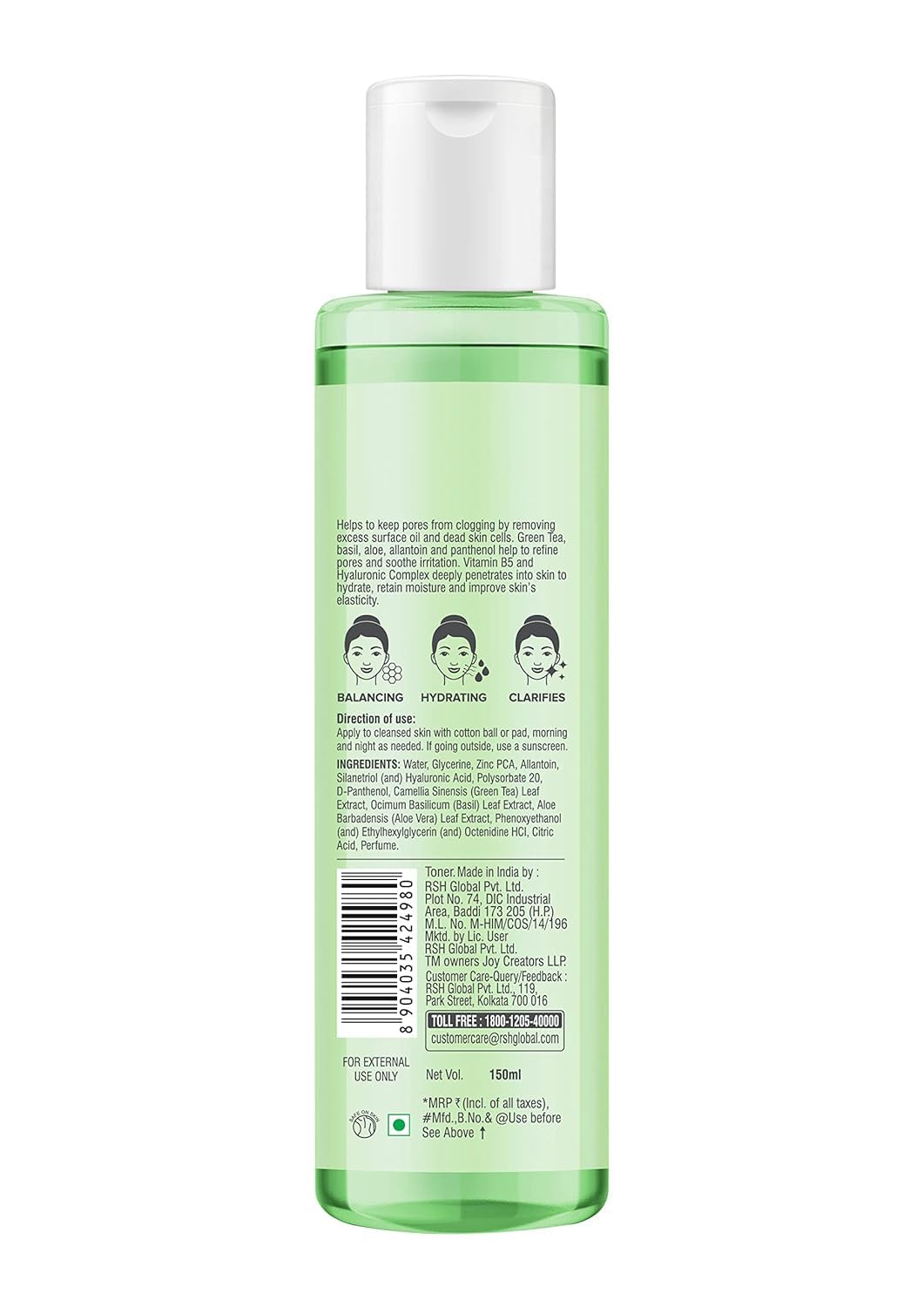 Clarifying & Pore Minimizing Green Tea Toner