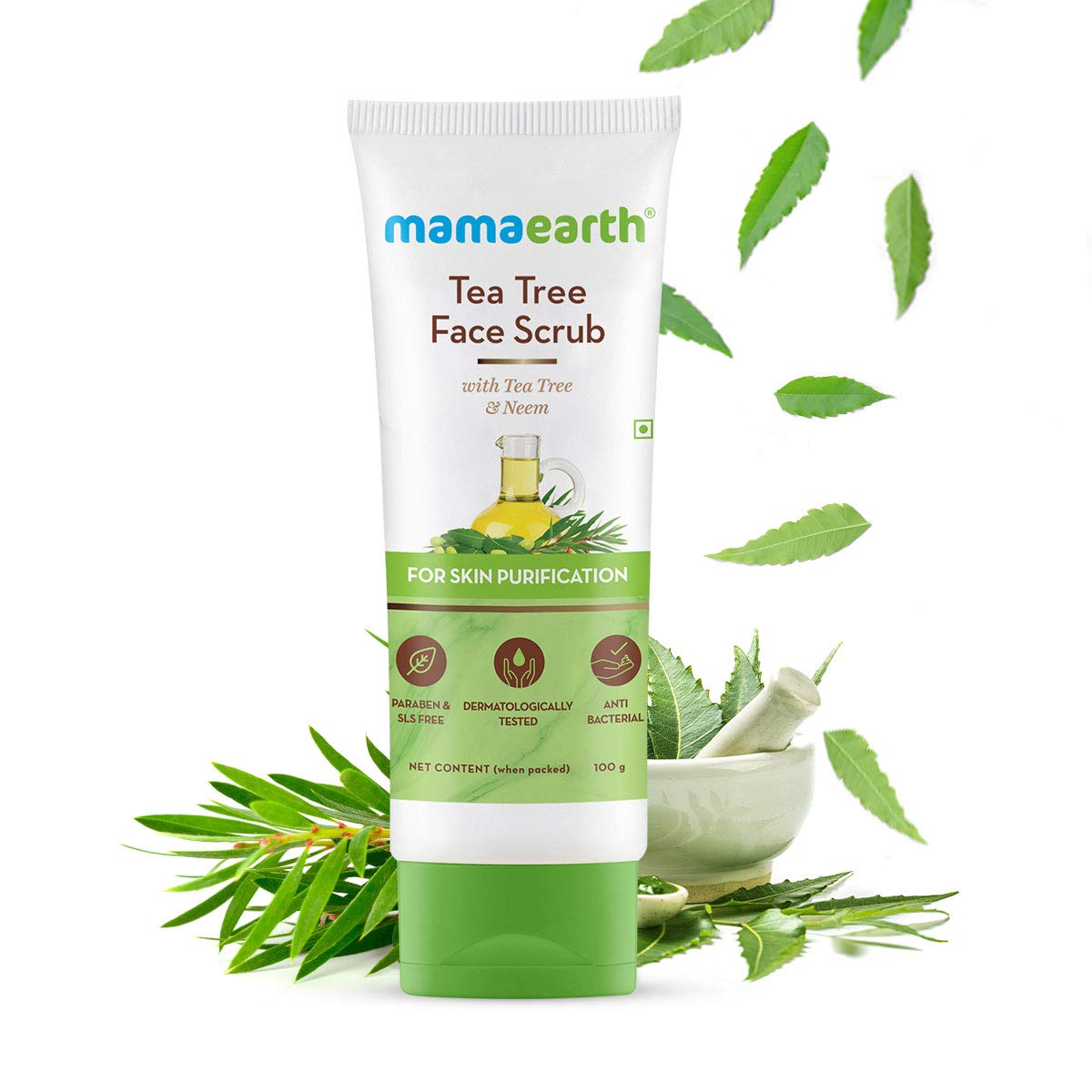 Tea Tree Face Scrub For Skin Purification