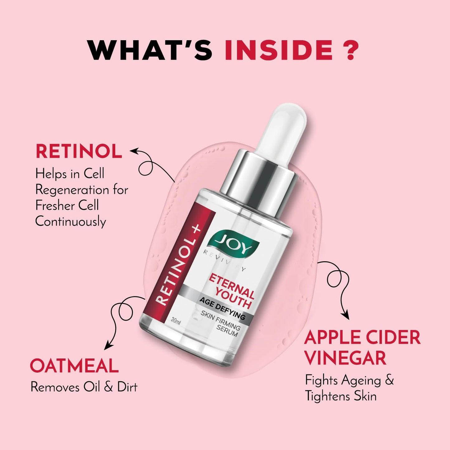 Retinol Face Serum For Anti-aging & Skin Firming