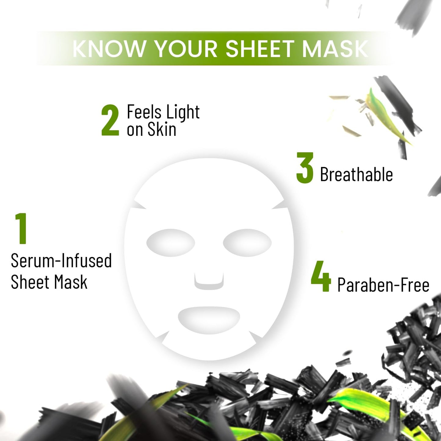 Charcoal & Bamboo Instant Detox Sheet Mask