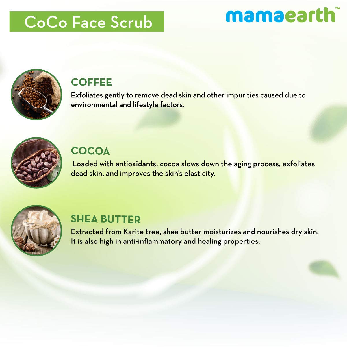 Coco Face Scrub With Coffee & Cocoa