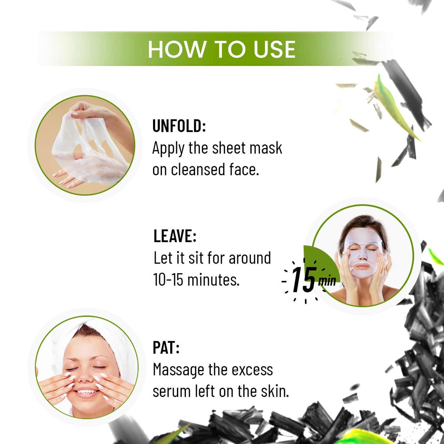 Charcoal & Bamboo Instant Detox Sheet Mask