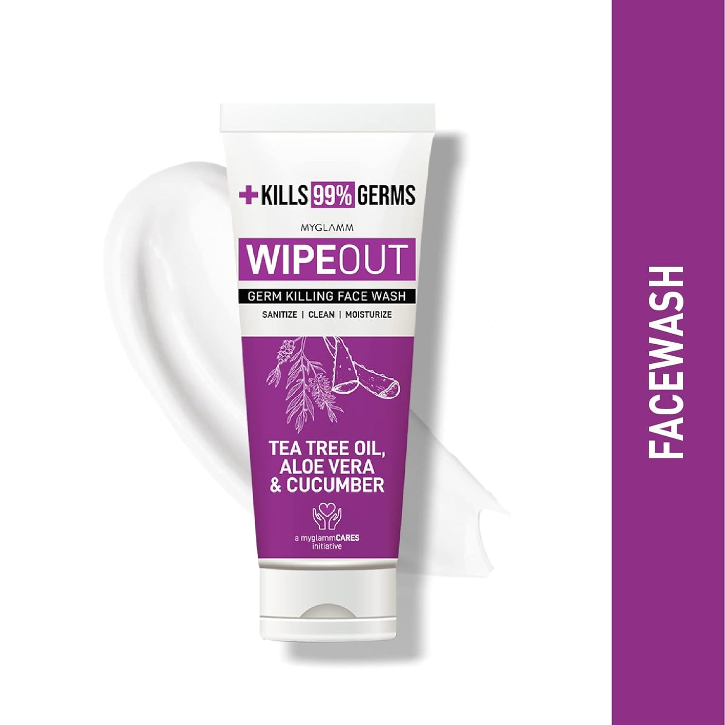 Wipeout Germ Killing Face Wash