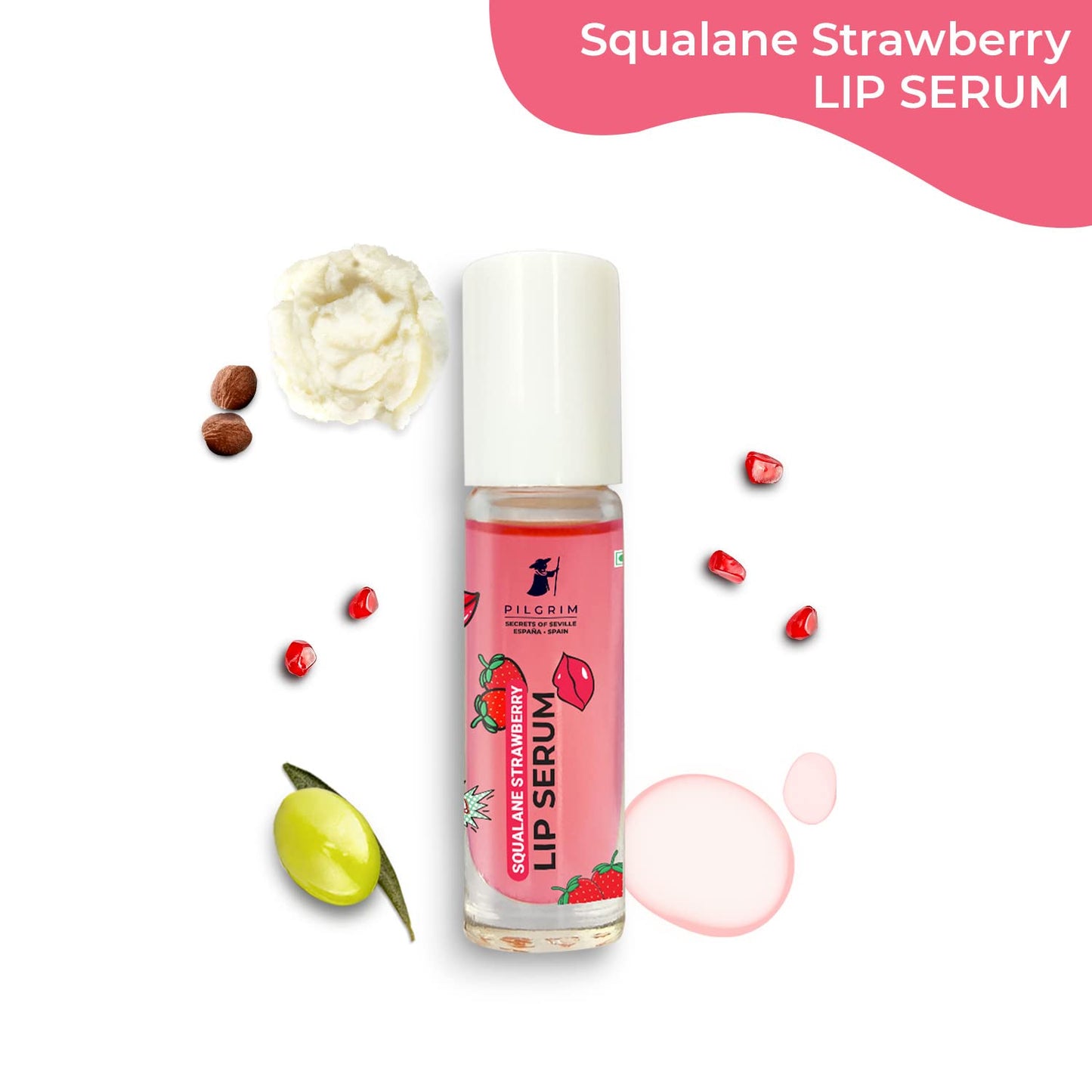 Squalane Glossy Lip Serum With Shea Butter