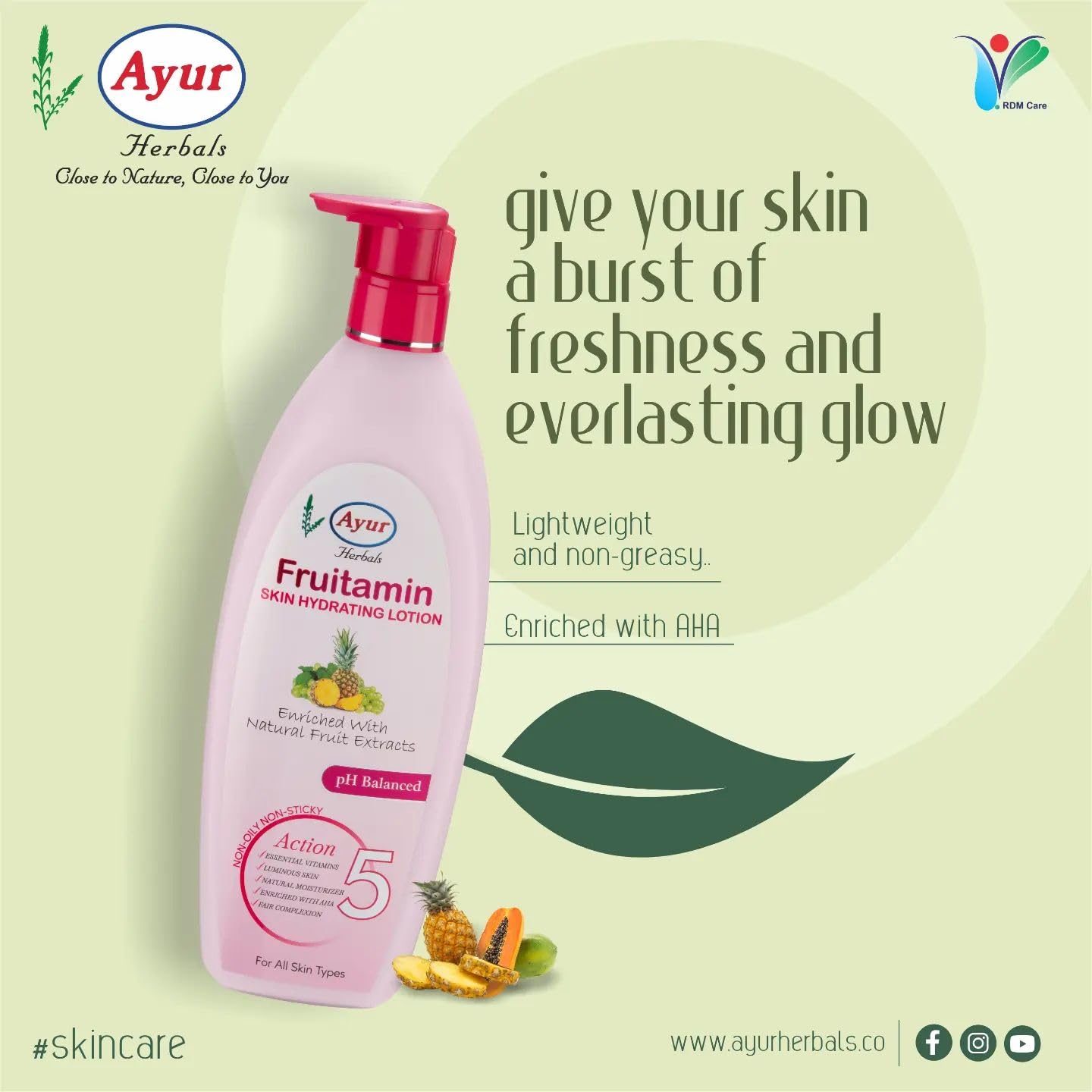 Ayur Moisturiser Lotion