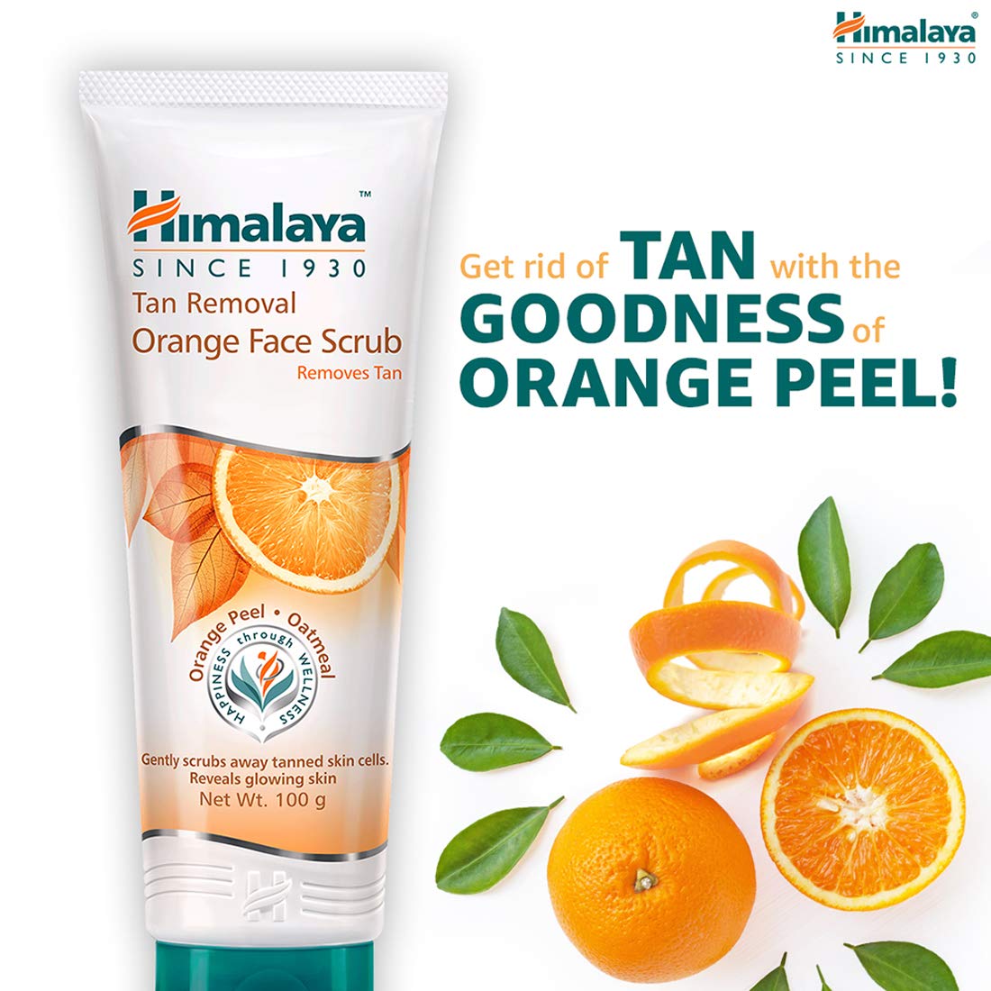 Tan Removal Orange Face Scrub