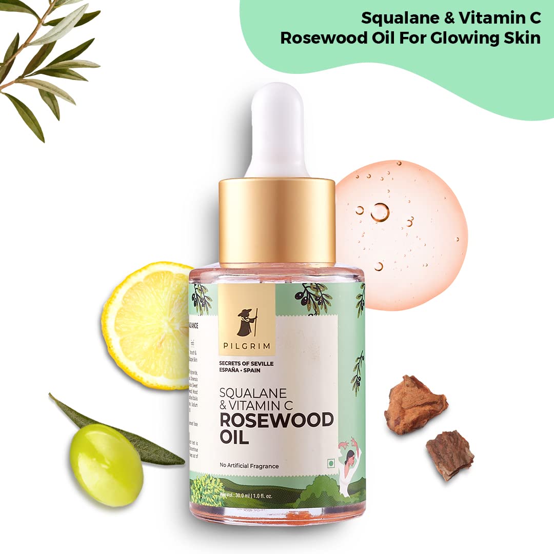 Squalane & Vitamin C Face Serum For Glowing Skin