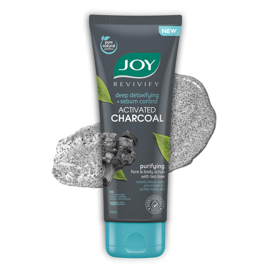 Exfoliating Charcoal Face Scrub With Tea Tree