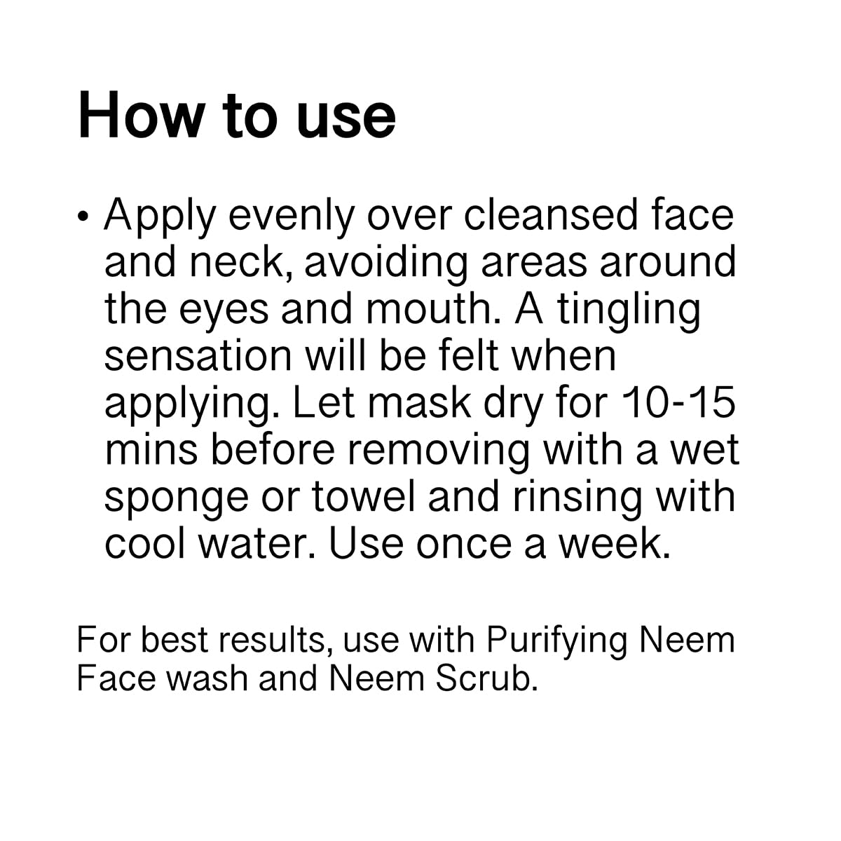 Purifying Neem Pack With Antibacterial Properties