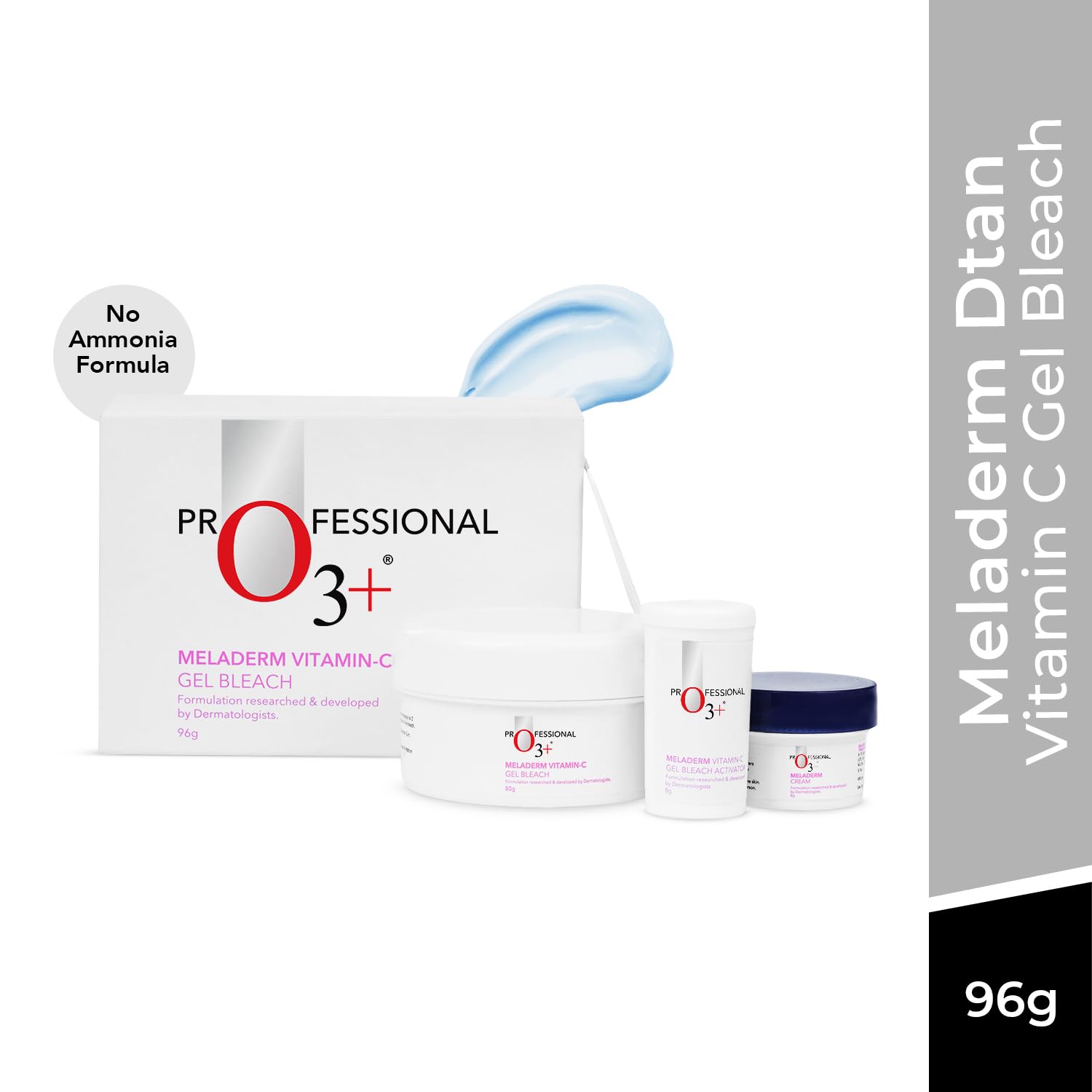 O3+ Meladerm Vitamin C Gel Bleach Free O3+ Facialist Hyaluronic Hydroxy Cellulose Mask