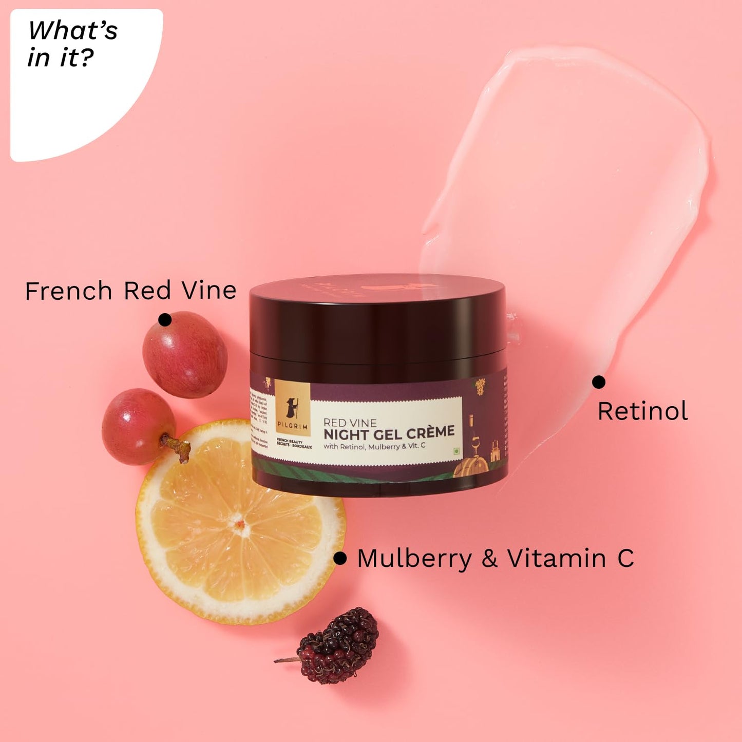 French Red Vine Anti Aging Night Cream