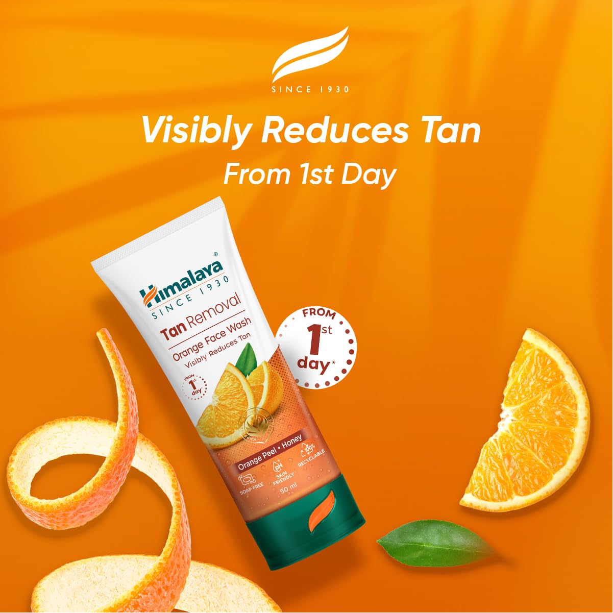 Tan Removal Orange Face Wash