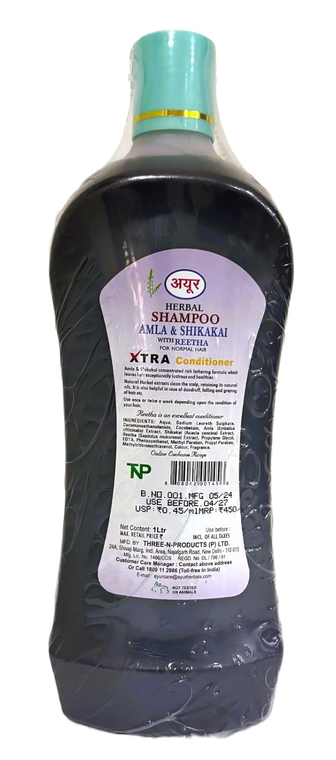 Amla Shikakai Shampoo Controls Dandruff