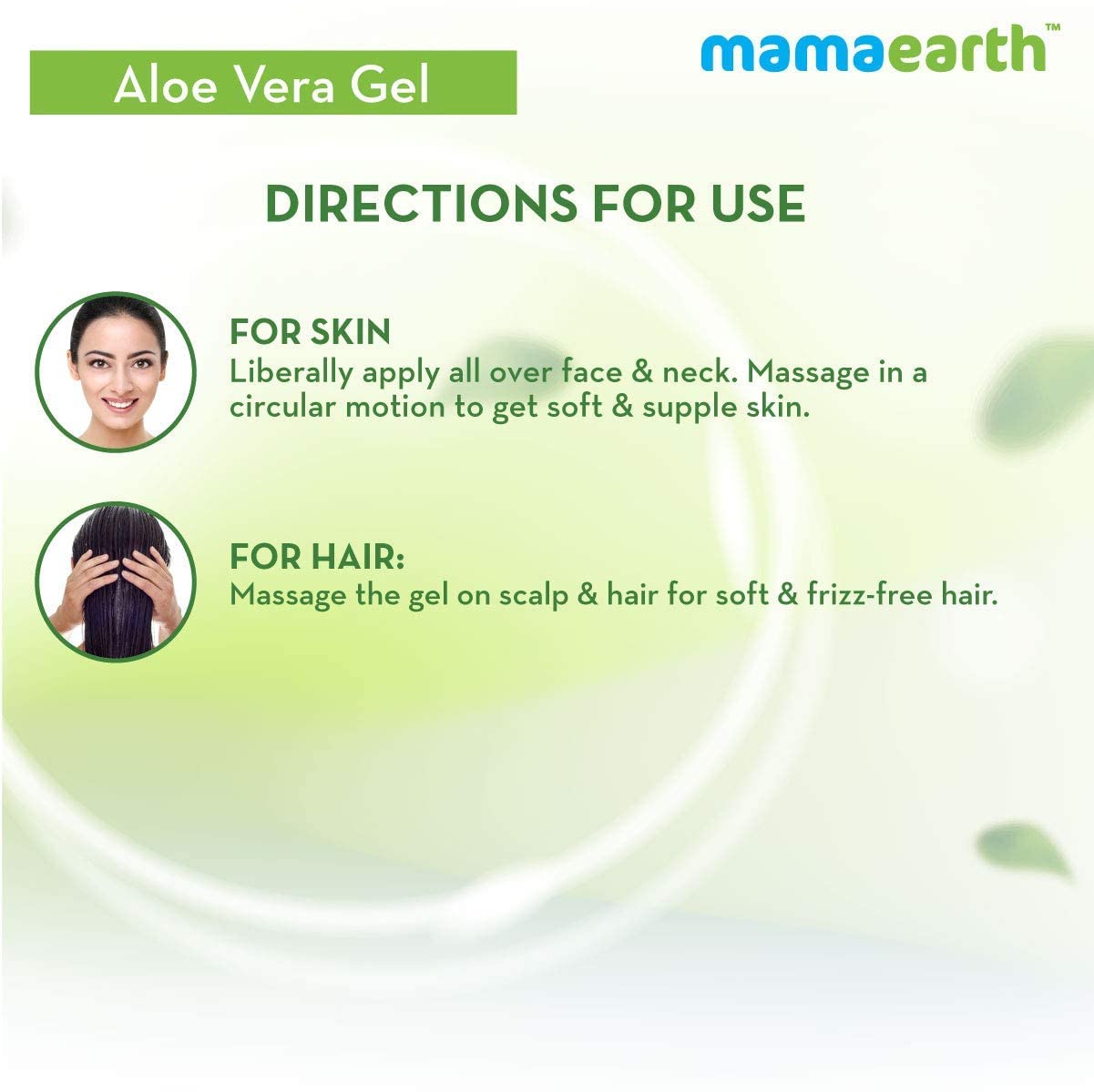 Aloe Vera Gel With Vitamin E For Skin & Hair