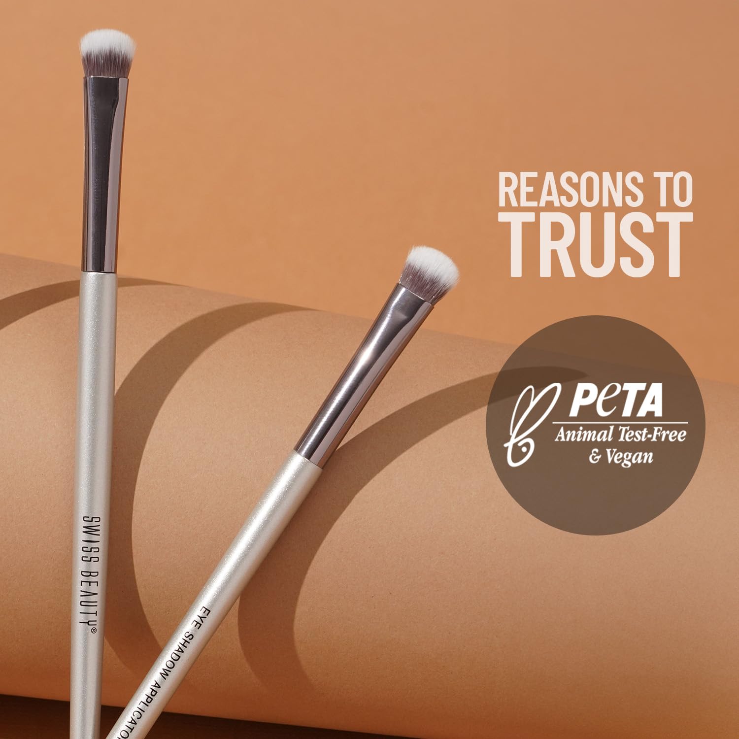 Swiss Beauty Eyeshadow Blending Brush with Soft Bristles