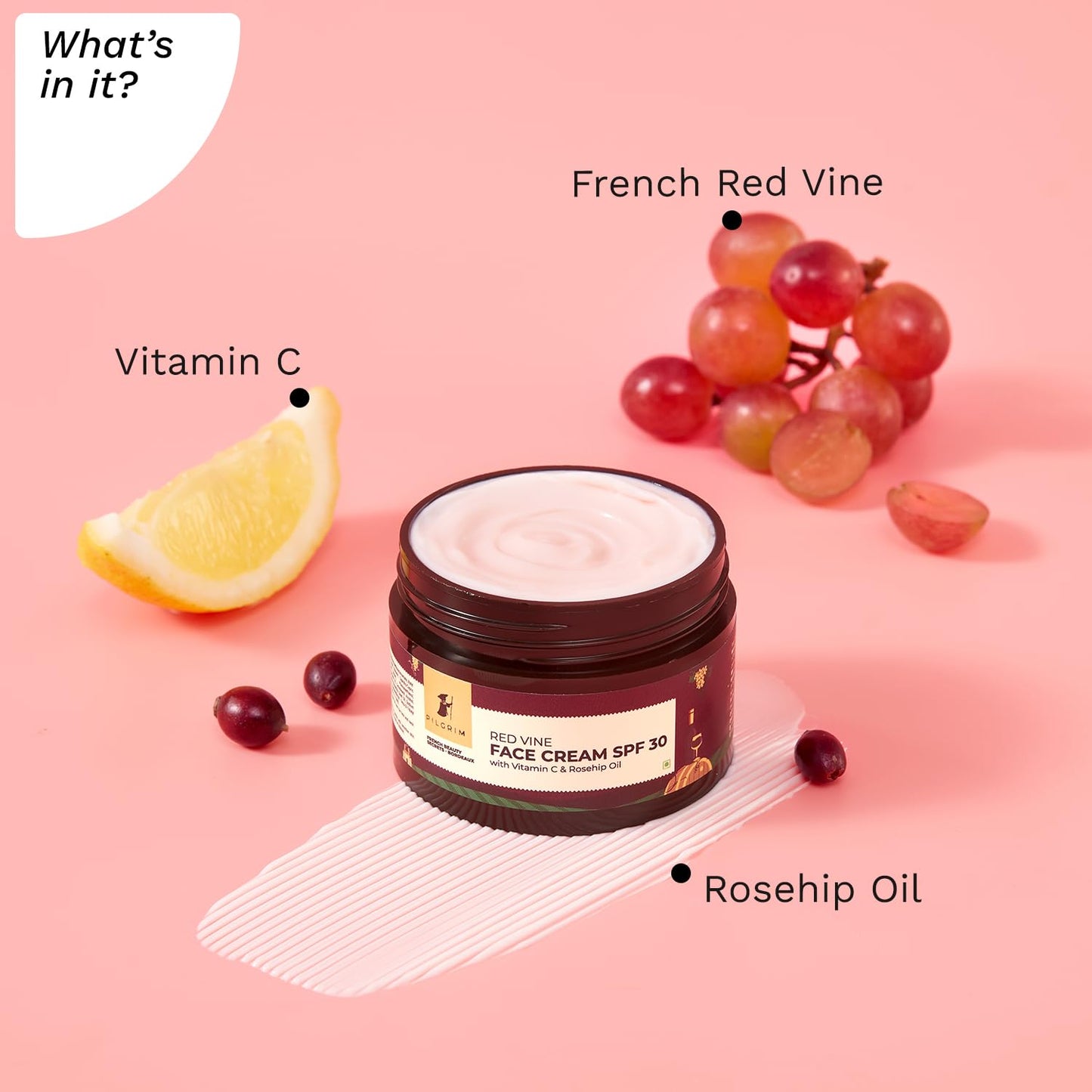 French Red Vine Face Cream With SPF 30