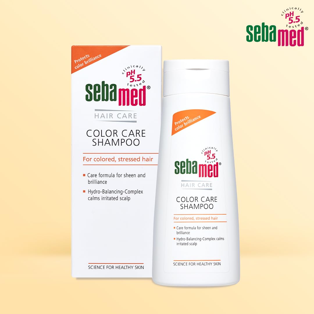 Sebamed Color Care Shampoo - Protects Shine & Color Brilliance Repairs Damage From Hair Coloring