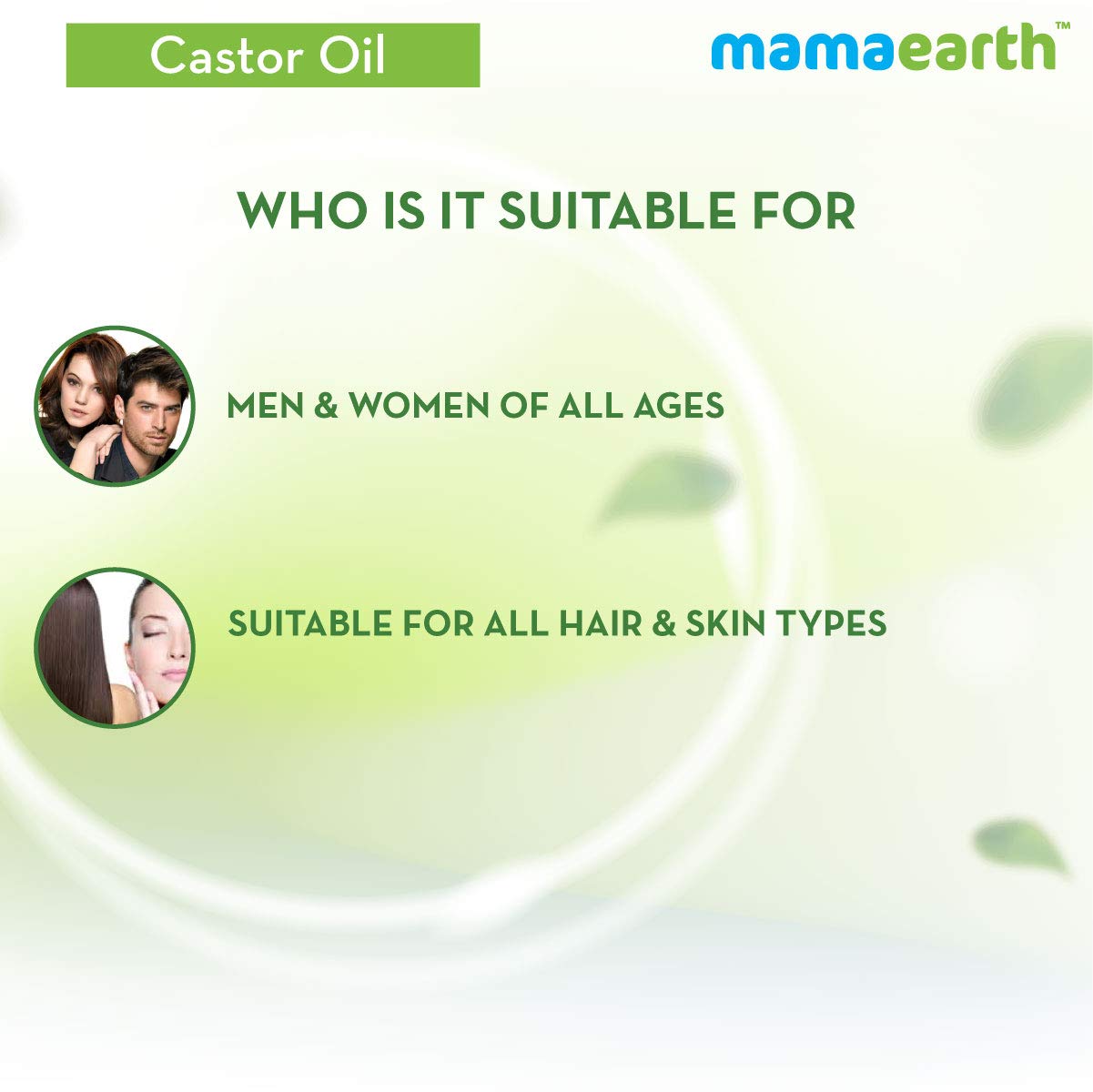 Pure Castor Oil For Hair Skin & Nails