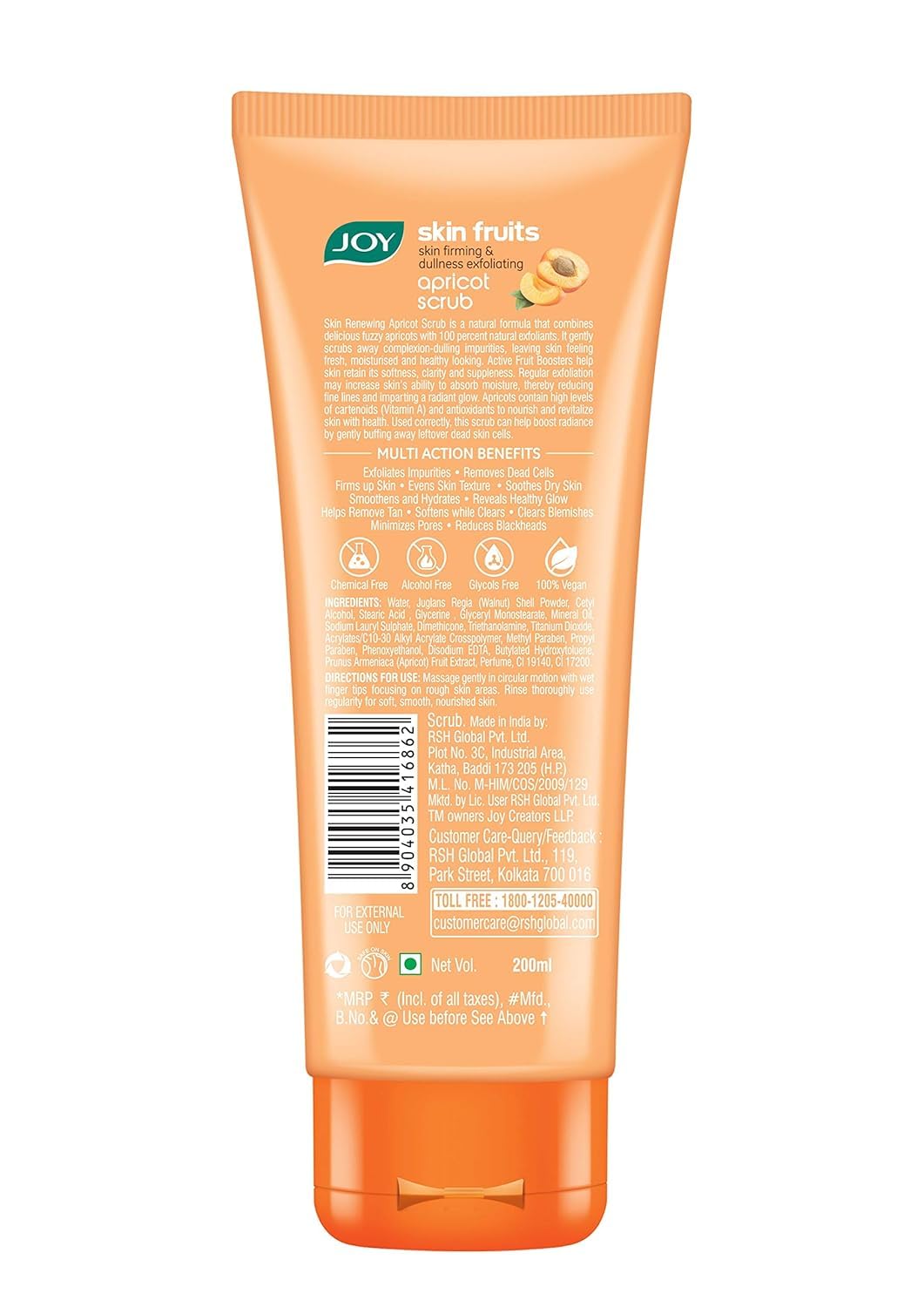 Apricot & Walnut Face Scrub For Blackheads Removal