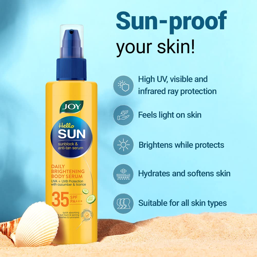 Sunblock & Anti Tan Brightening Body Serum SPF 35