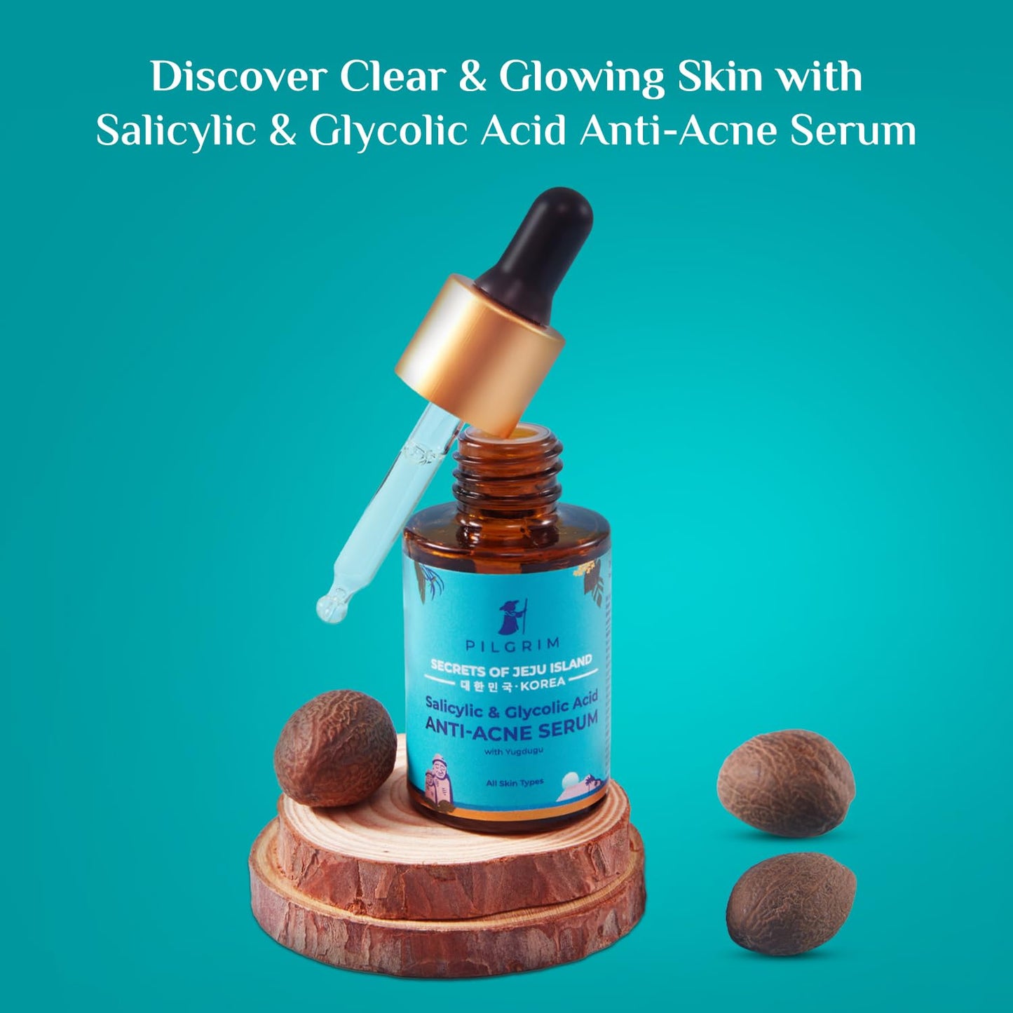 Korean Anti Acne Serum With Salicylic & Glycolic Acid