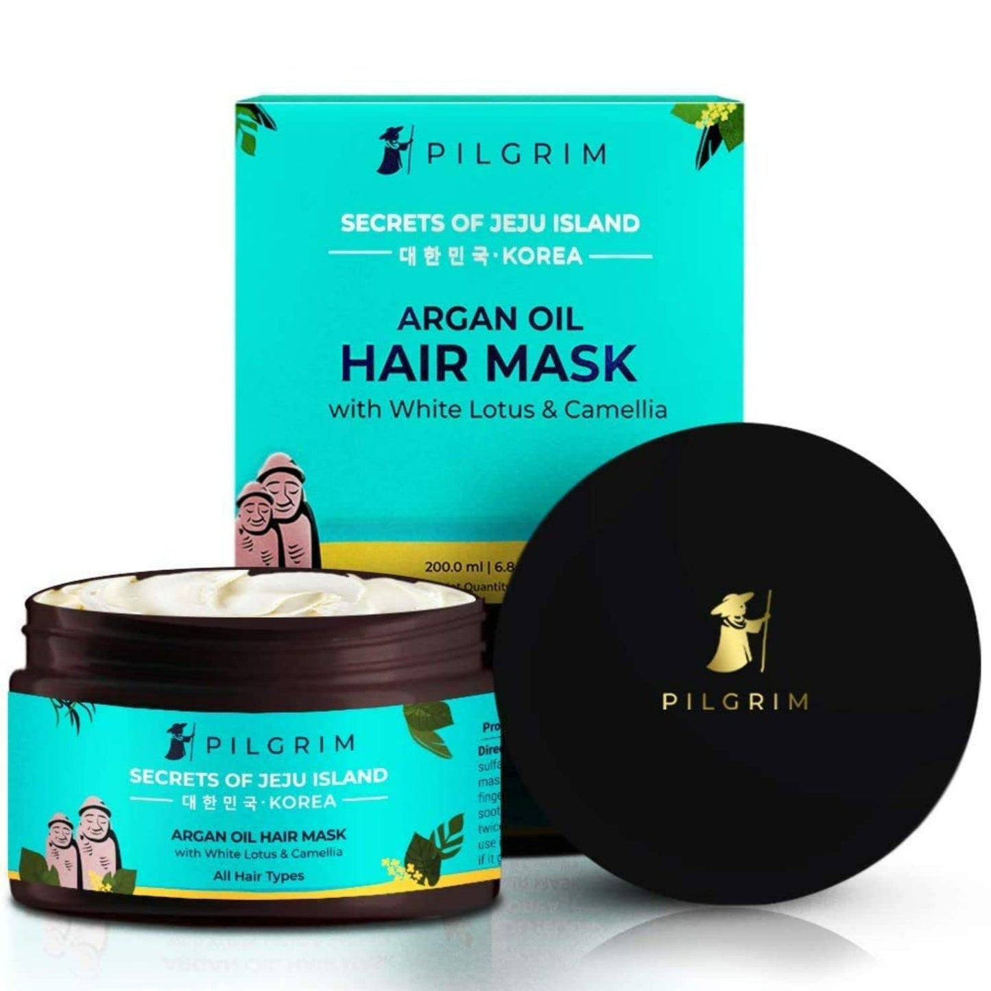 Korean Argan Oil Hair Mask With White Lotus