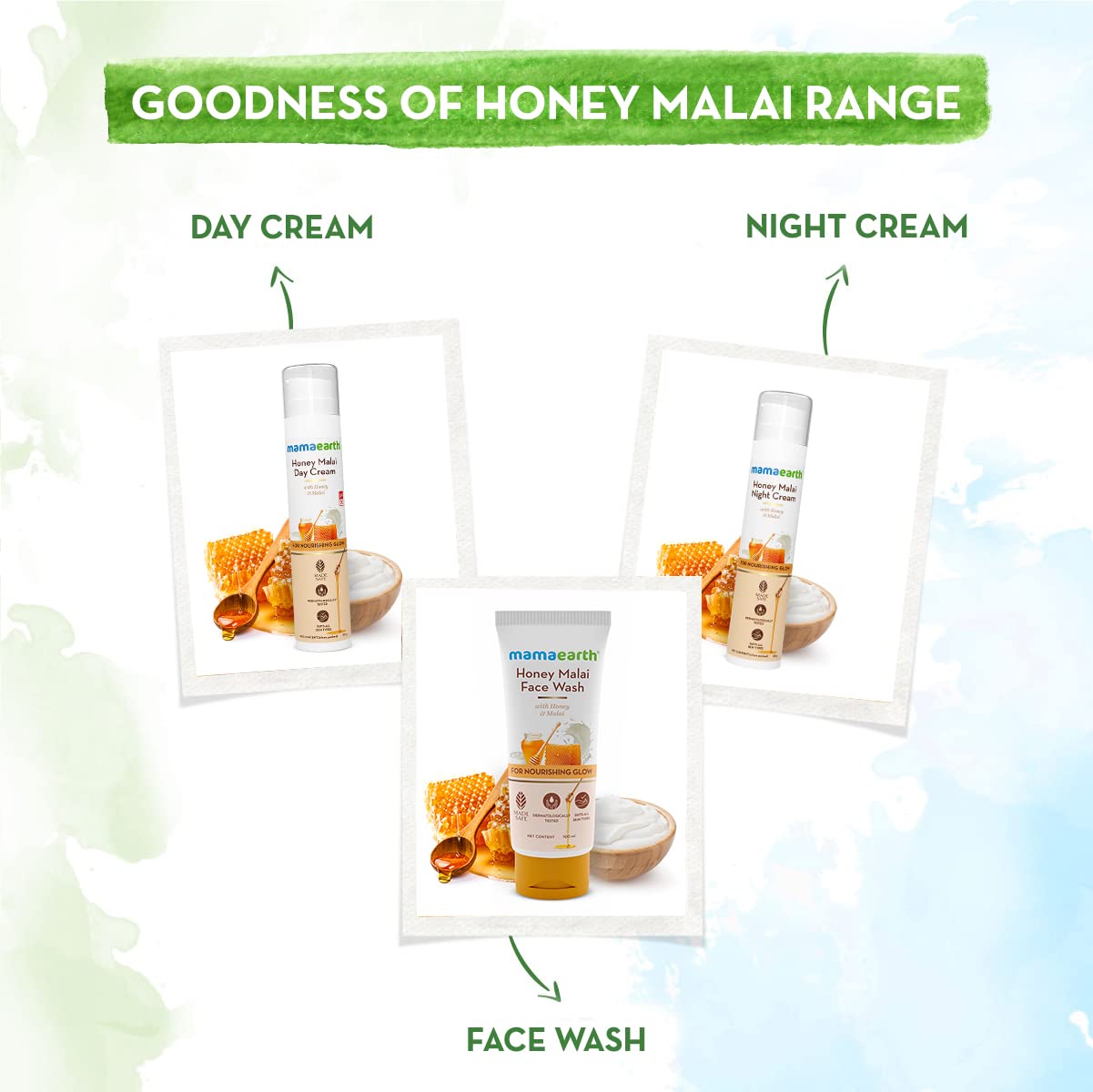 Honey Malai Day Cream SPF 30 Nourishing Glow