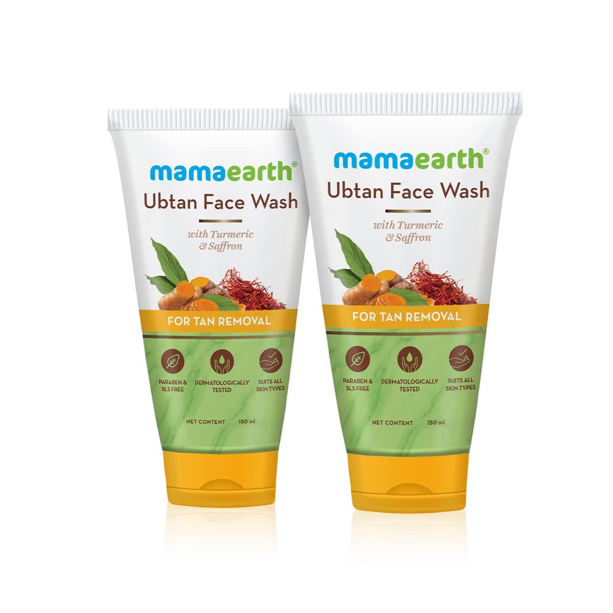 Ubtan Face Wash With Turmeric & Saffron