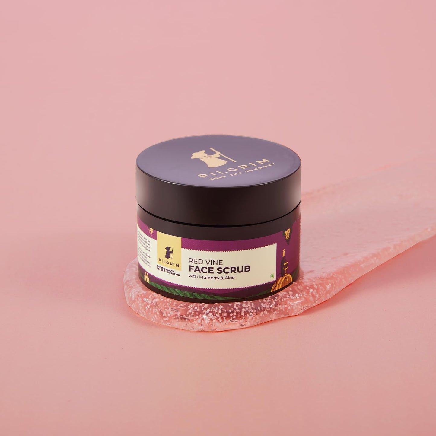 French Red Vine Face Scrub Exfoliates And De-tans