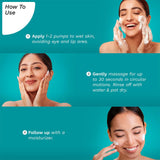 सैलिसिलिक और ग्लाइकोलिक एसिड फोमिंग फेस वॉश