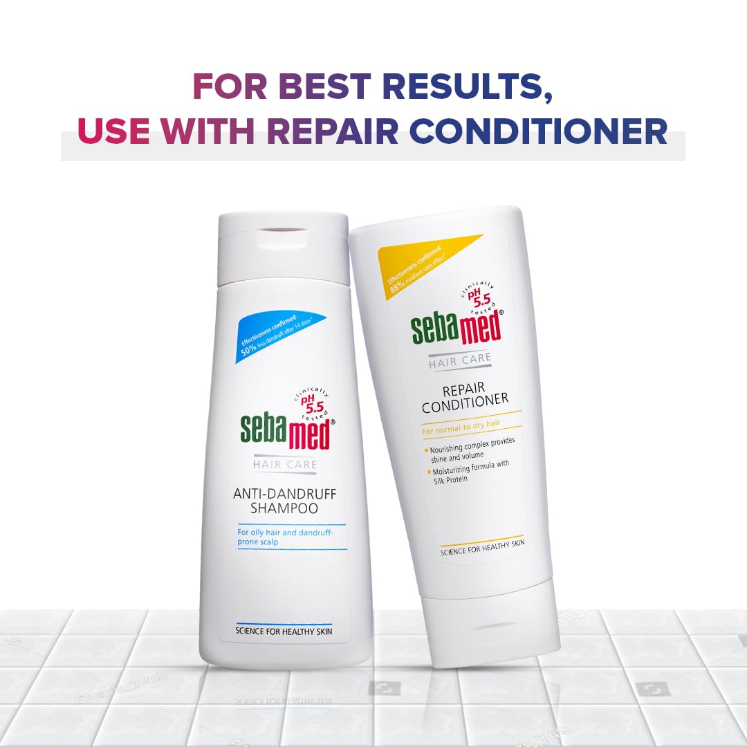 Sebamed Anti-dandruff Shampoo - Reduces Dandruff By 50% In 2 Weeks Ph 5.5 With Piroctone Olamine