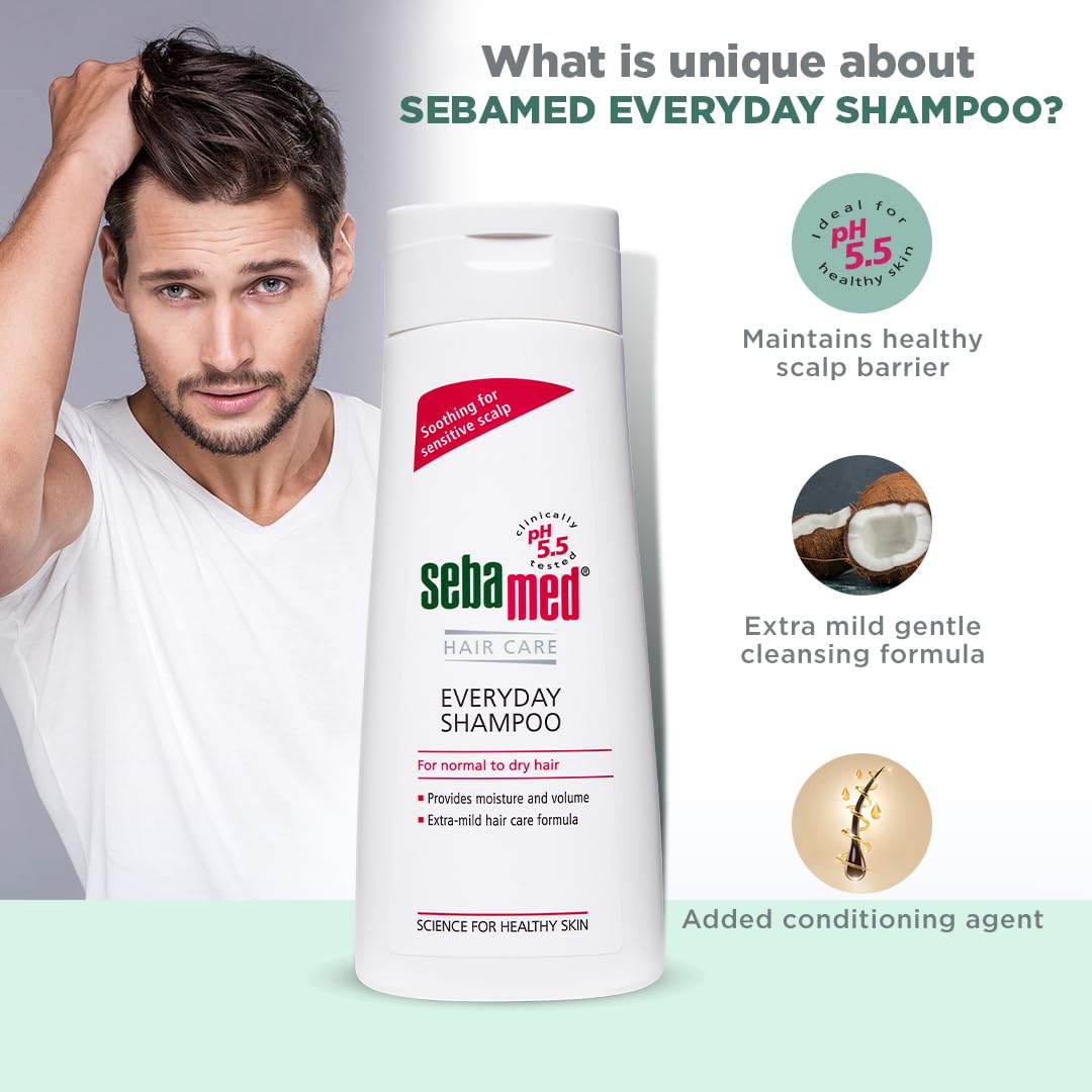 Sebamed Everyday Shampoo - Soothing For Sensitive Normal To Dry Scalp