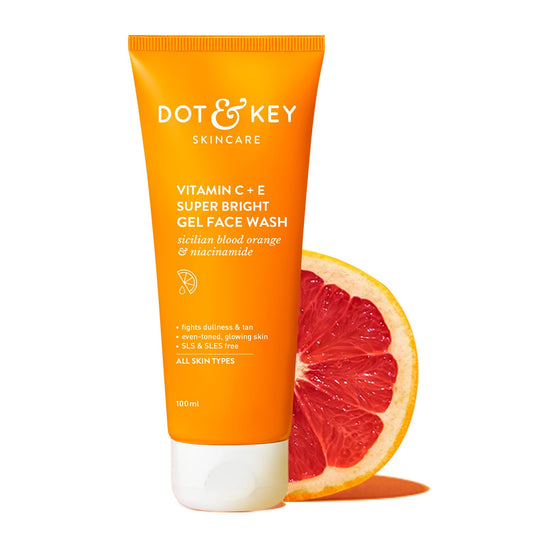 Vitamin C + E Gel Face Wash For Glowing Skin