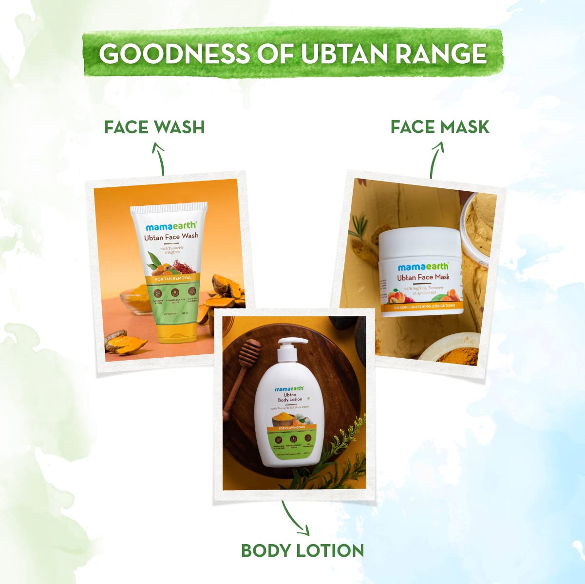 Ubtan Face Wash With Turmeric & Saffron