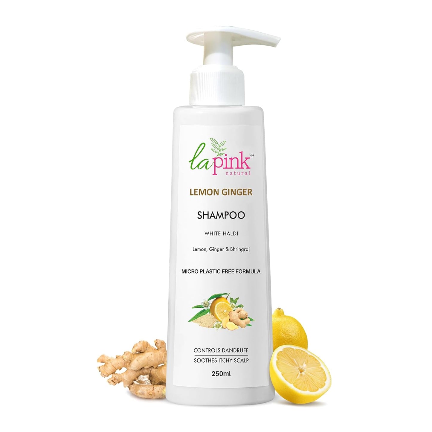 Lemon Ginger Shampoo for Dandruff Control