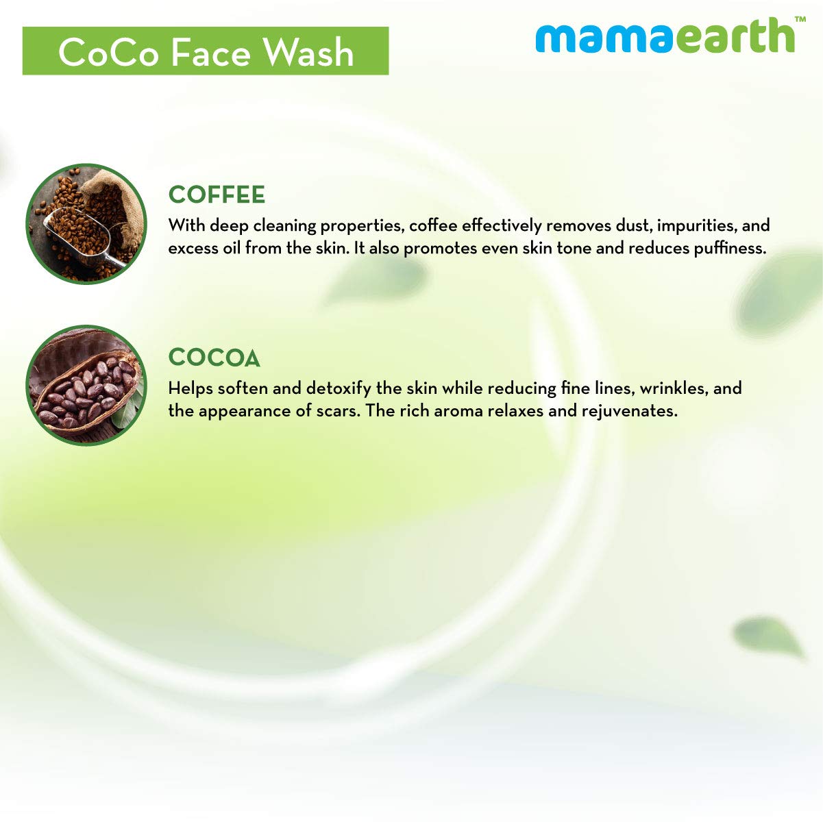 Coco Face Wash With Coffee & Cocoa