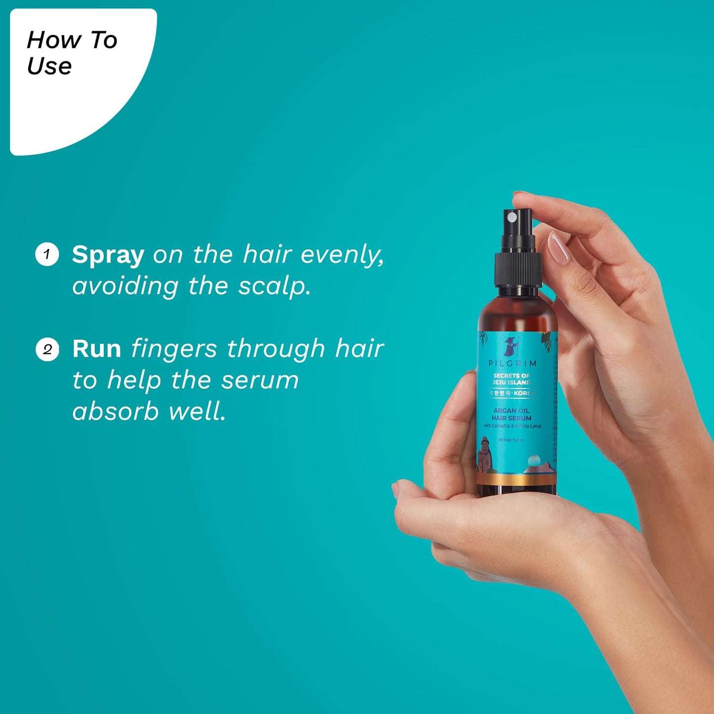 Argan Oil Hair Serum For Frizzy Hair