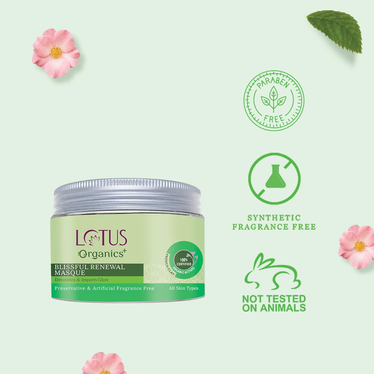 Blissful Renewal Face Mask for Skin Detoxification