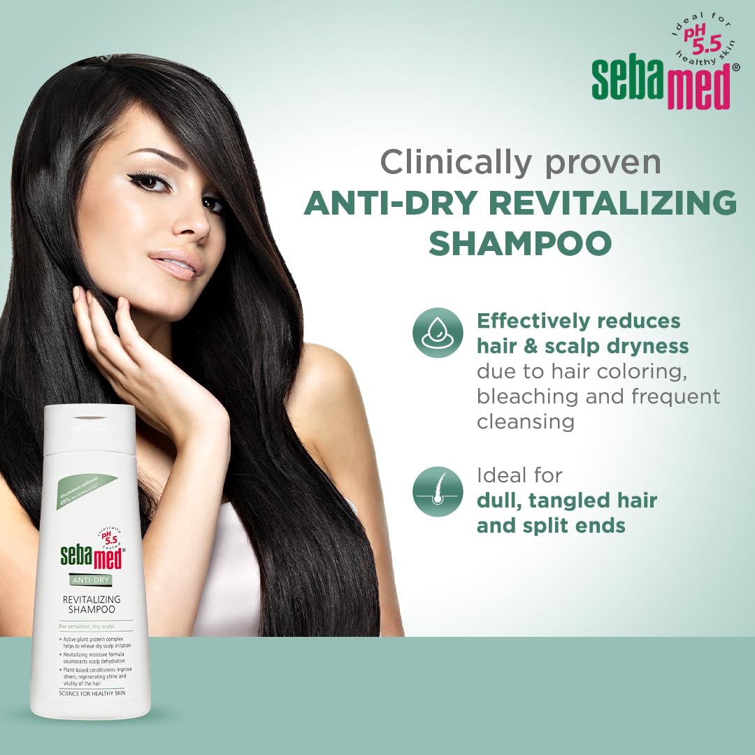 Sebamed Anti-dry Revitalizing Shampoo - Reduces Dryness By 49% In 3 Weeks Ph 5.5