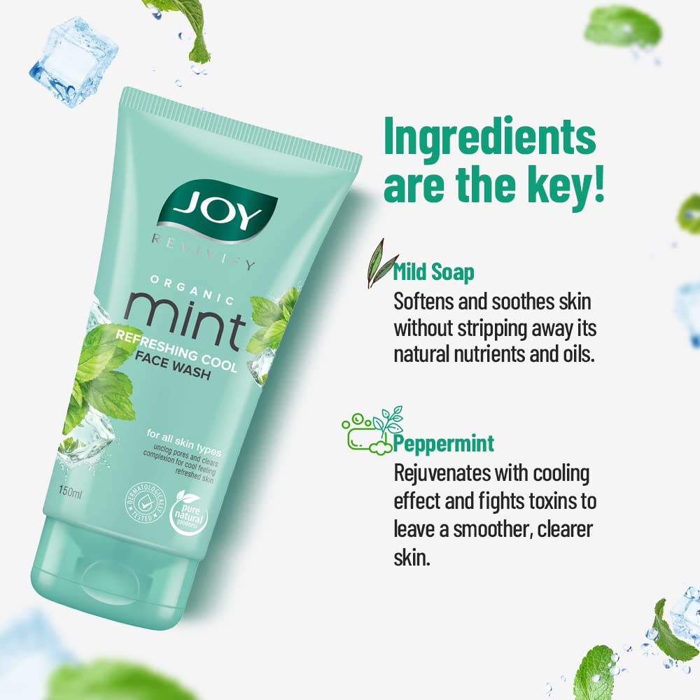 Joy Cooling Mint Face Wash