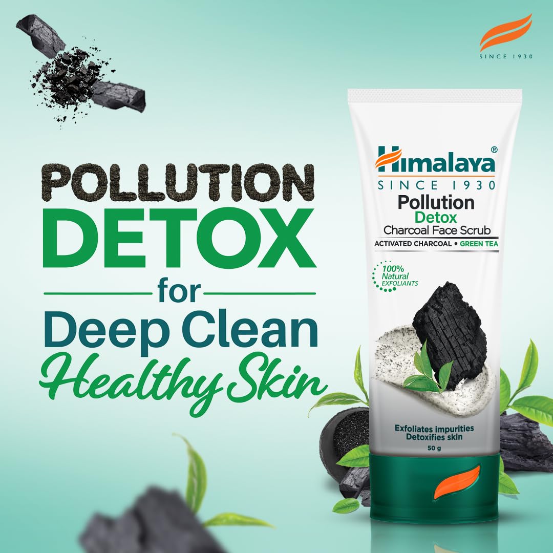 Pollution Detox Charcoal Face Scrub