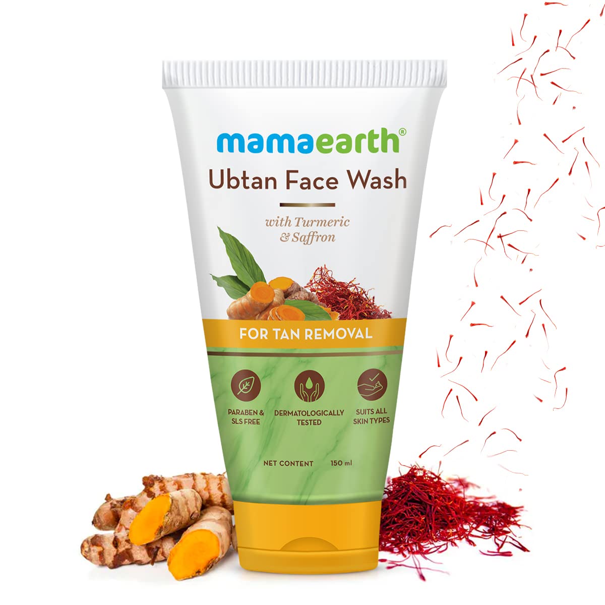 Ubtan Face Wash With Turmeric & Saffron