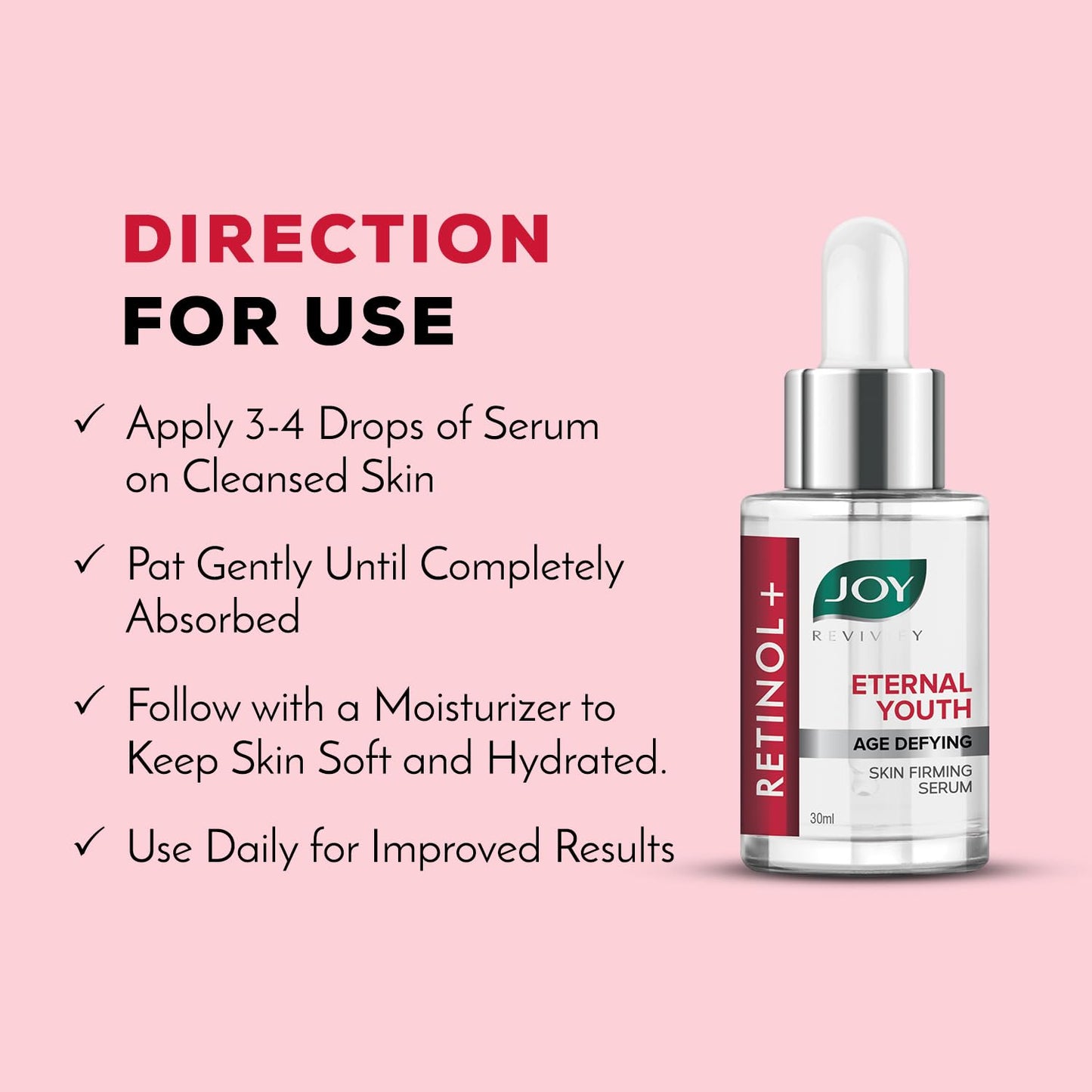 Retinol Face Serum For Anti-aging & Skin Firming