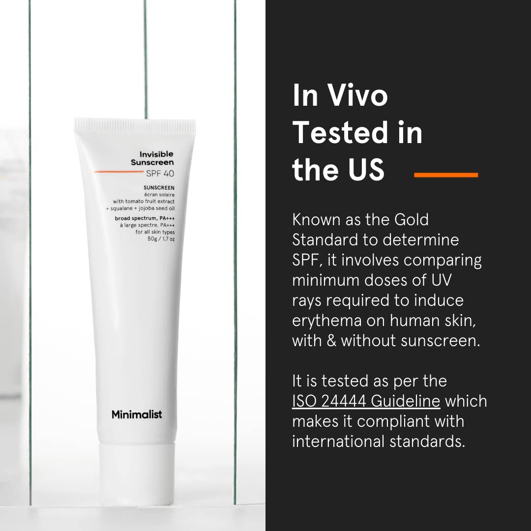 Invisible Sunscreen Gel With Matte Finish SPF 40