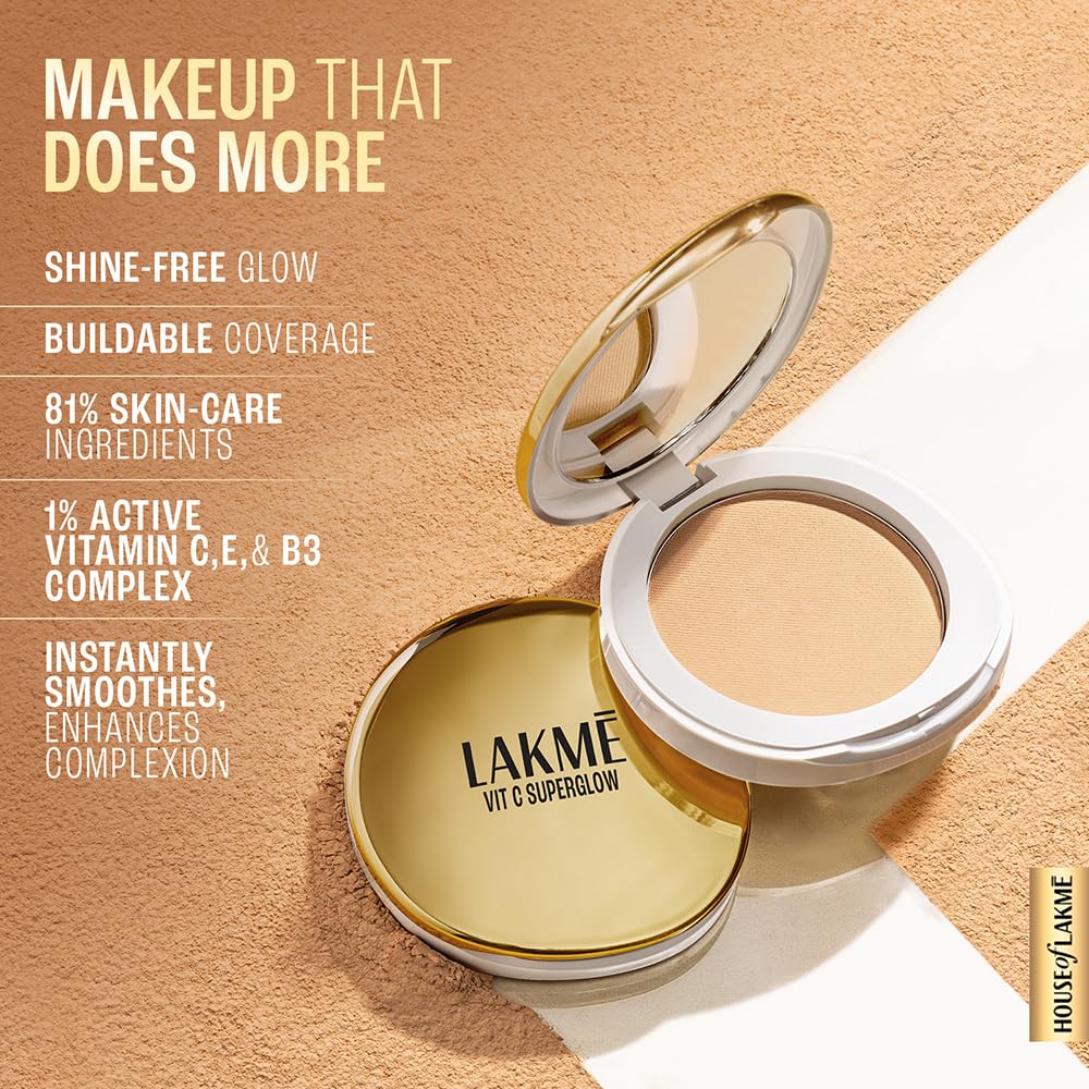 Lakme Superglow Vit C Compact