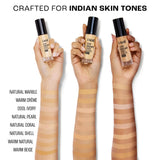Lakme Forever Matte Longwear Foundation with SPF 15 and Active Niacinamide | Brightens Skin | Long Lasting Matte Finish - 25 ml