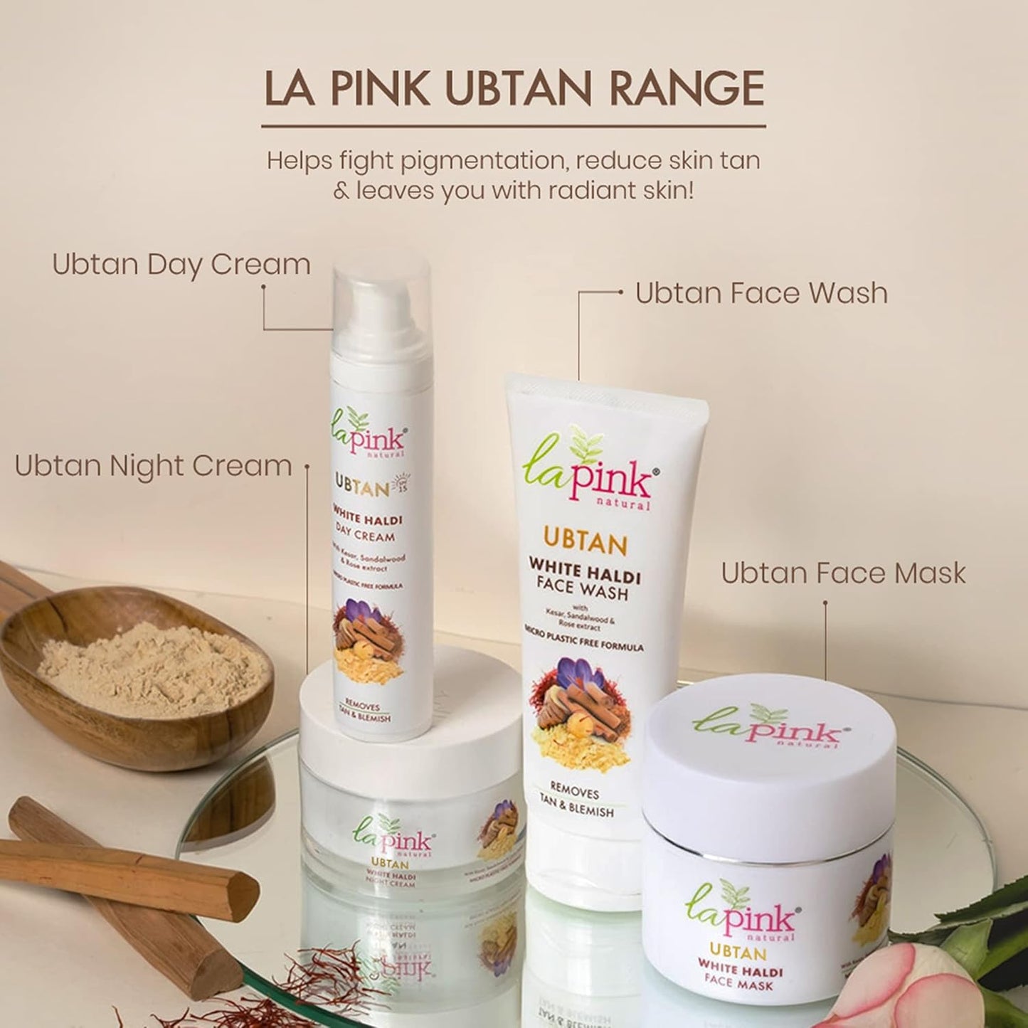 Ubtan White Haldi Brightening Combo with SPF 15