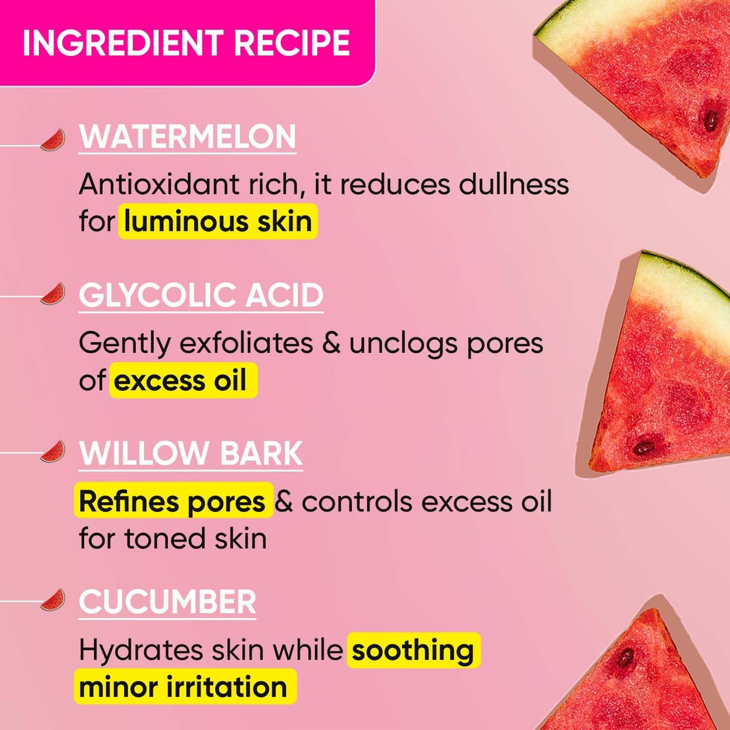 Watermelon Superglow Pore Tightening Toner